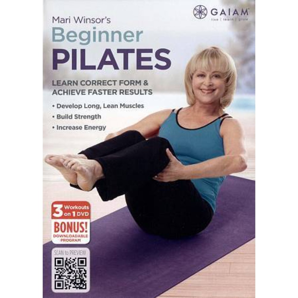 Mari Winsors Beginner Pilates: Learn Correct Form & Achieve Faster.. (DVD, 2012)